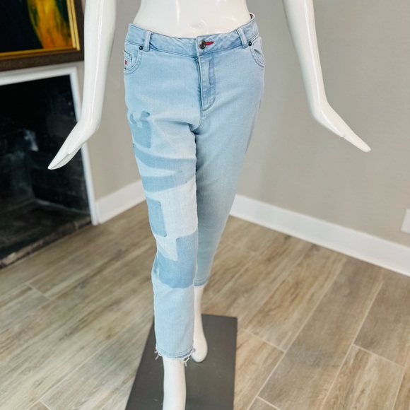 Peace Love World Regular Slim Straight Raw Hem Jeans - Picture 3 of 7